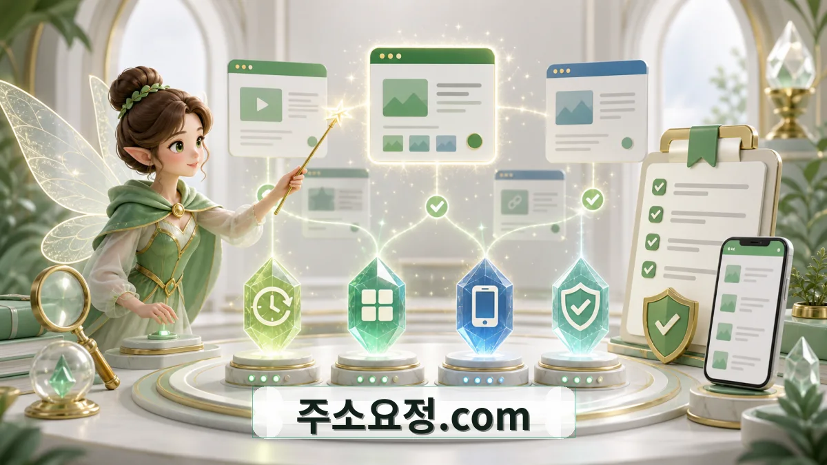 주소요정.com 요정픽 선정 기준 이미지