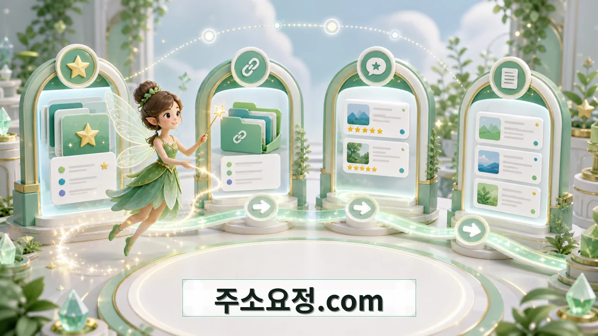 주소요정.com 요정픽 활용 방법 이미지