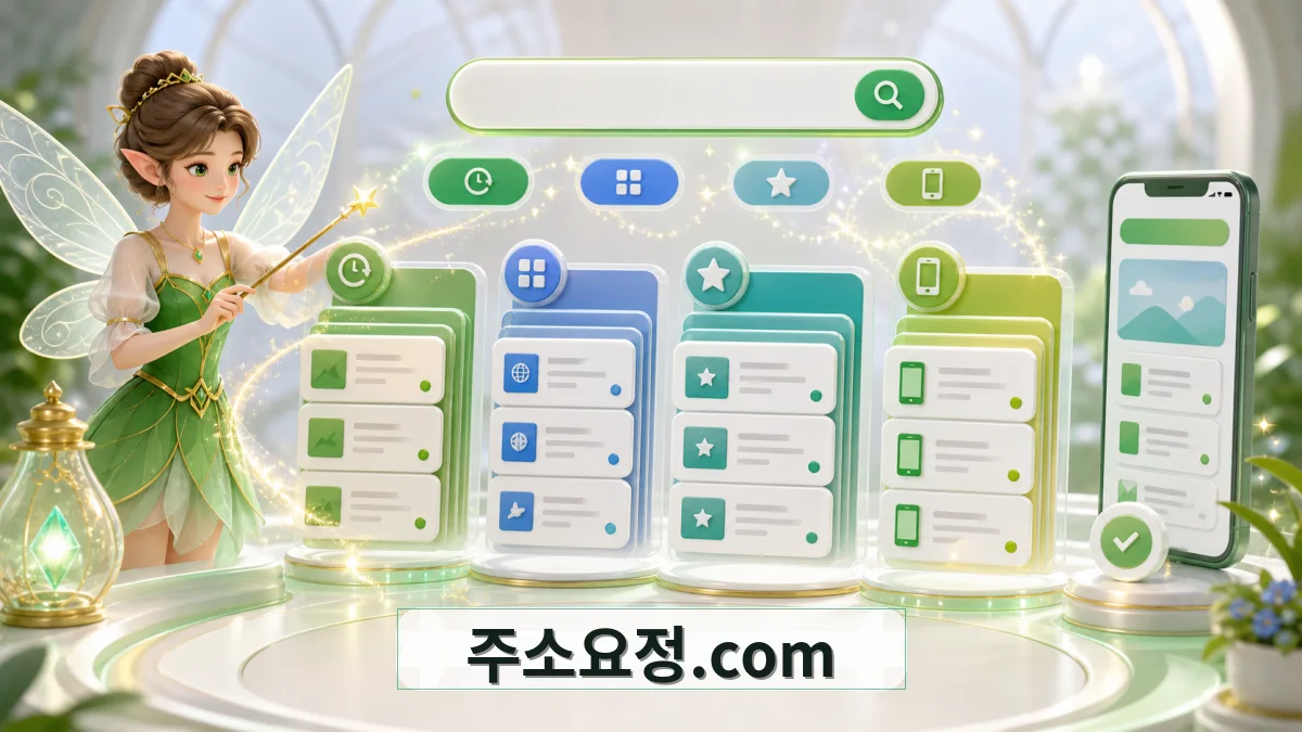 주소요정.com 링크모음 특징 이미지