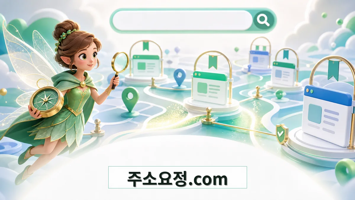 주소요정.com 링크모음 사이트 찾는 방법 이미지