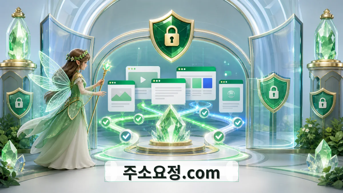 주소요정.com 링크모음 사이트 보안 이미지