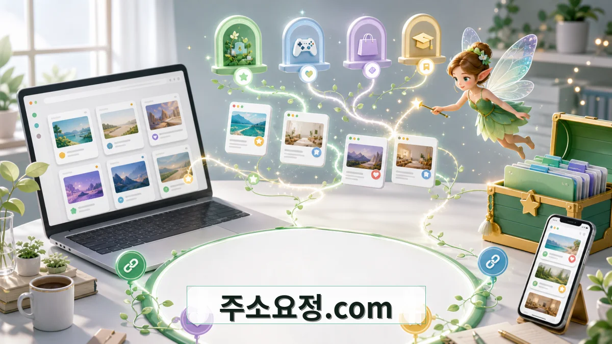 주소요정.com 링크모음 활용사례 이미지